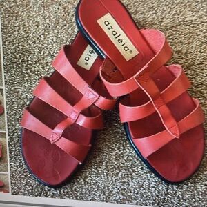 Azaleia Red Sandals 6.5